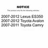 Top Quality Rear Suspension Stabilizer Bar Link Kit For Toyota Camry Lexus ES350 Avalon 72-K750011